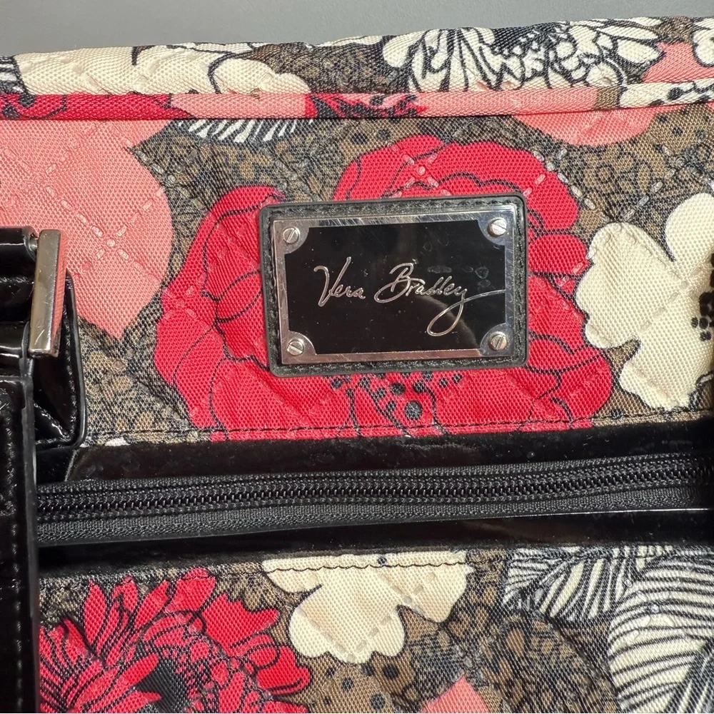 Vera Bradley Weekender Multicolored Floral Quilted Laptop Travel Bag